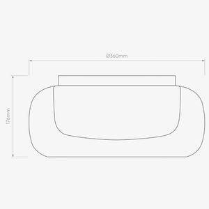 Interior Flush & Semi Flush Aquina Ceiling 360 Light