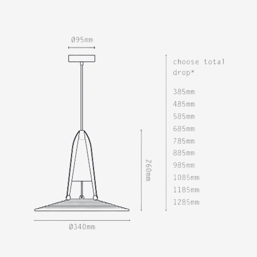 Interior Pendant Aragon 340 Pendant