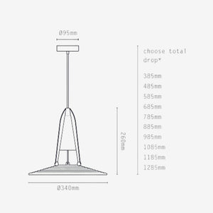 Interior Pendant Aragon 340 Pendant