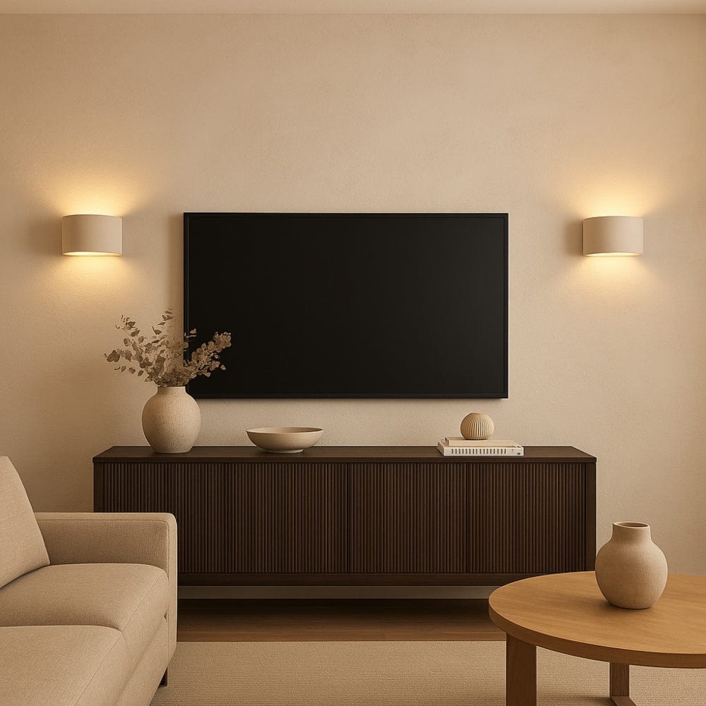 Interior Wall Light / Sconce Arc E14 Plaster Wall Light