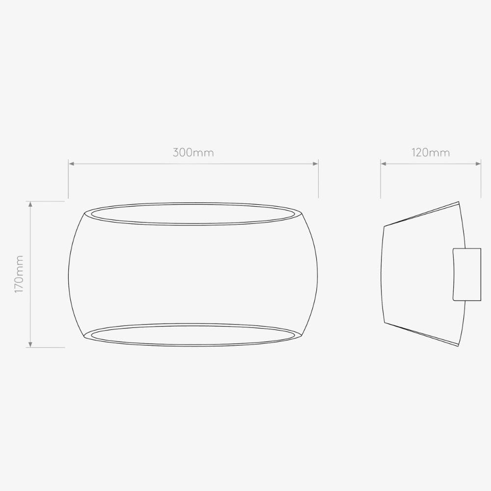 Interior Wall Light / Sconce Aria 300 Wall Light