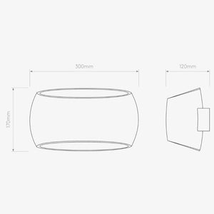 Interior Wall Light / Sconce Aria 300 Wall Light