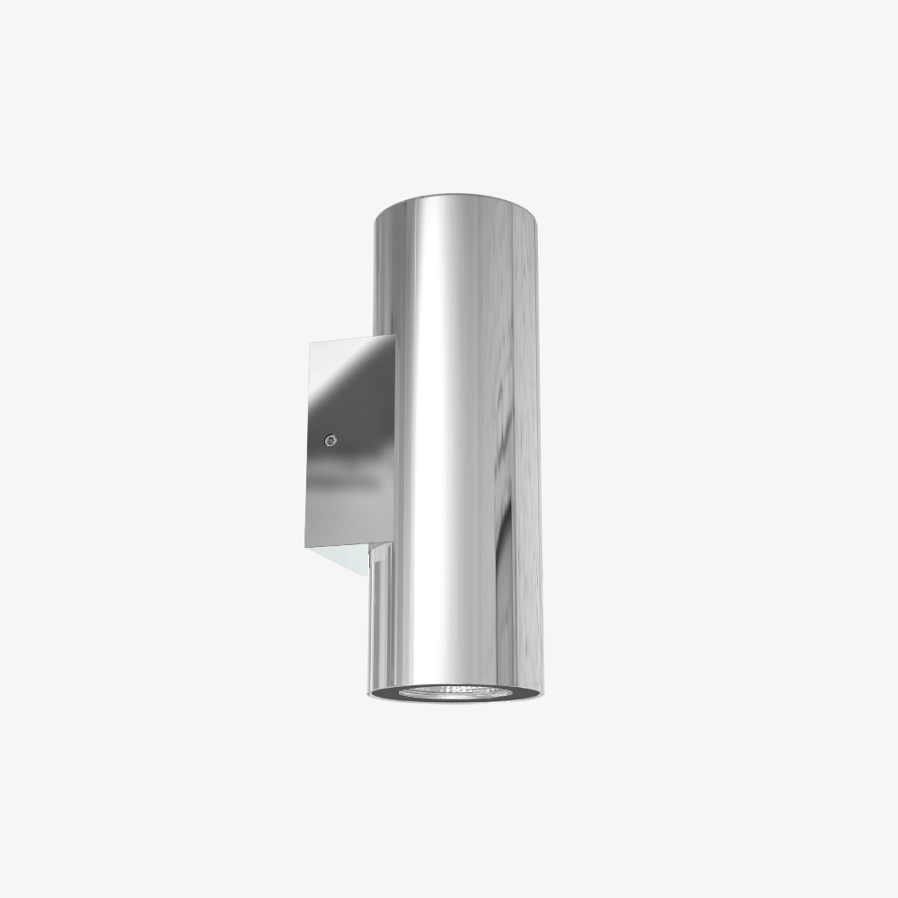 Exterior Wall Light Aries Stainless Steel Up & Down Wall Light