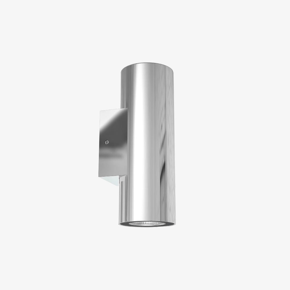Aries Stainless Steel Up & Down Wall Light - Urban Lighting