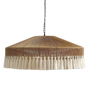 Interior Pendant Arignon Raffia Peper and Cotton Ceiling Pendant