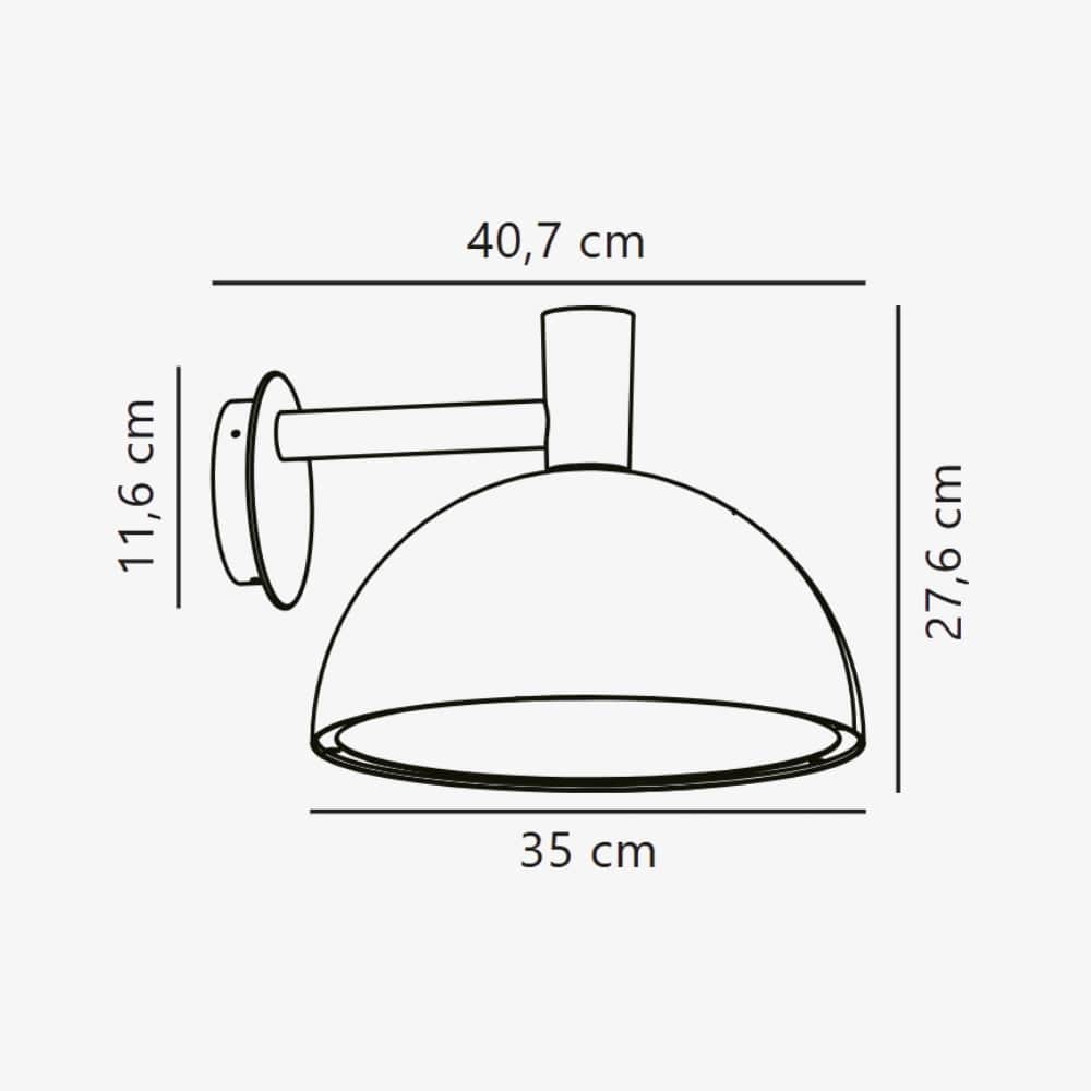 Exterior Wall Light Arki 35 Wall Light