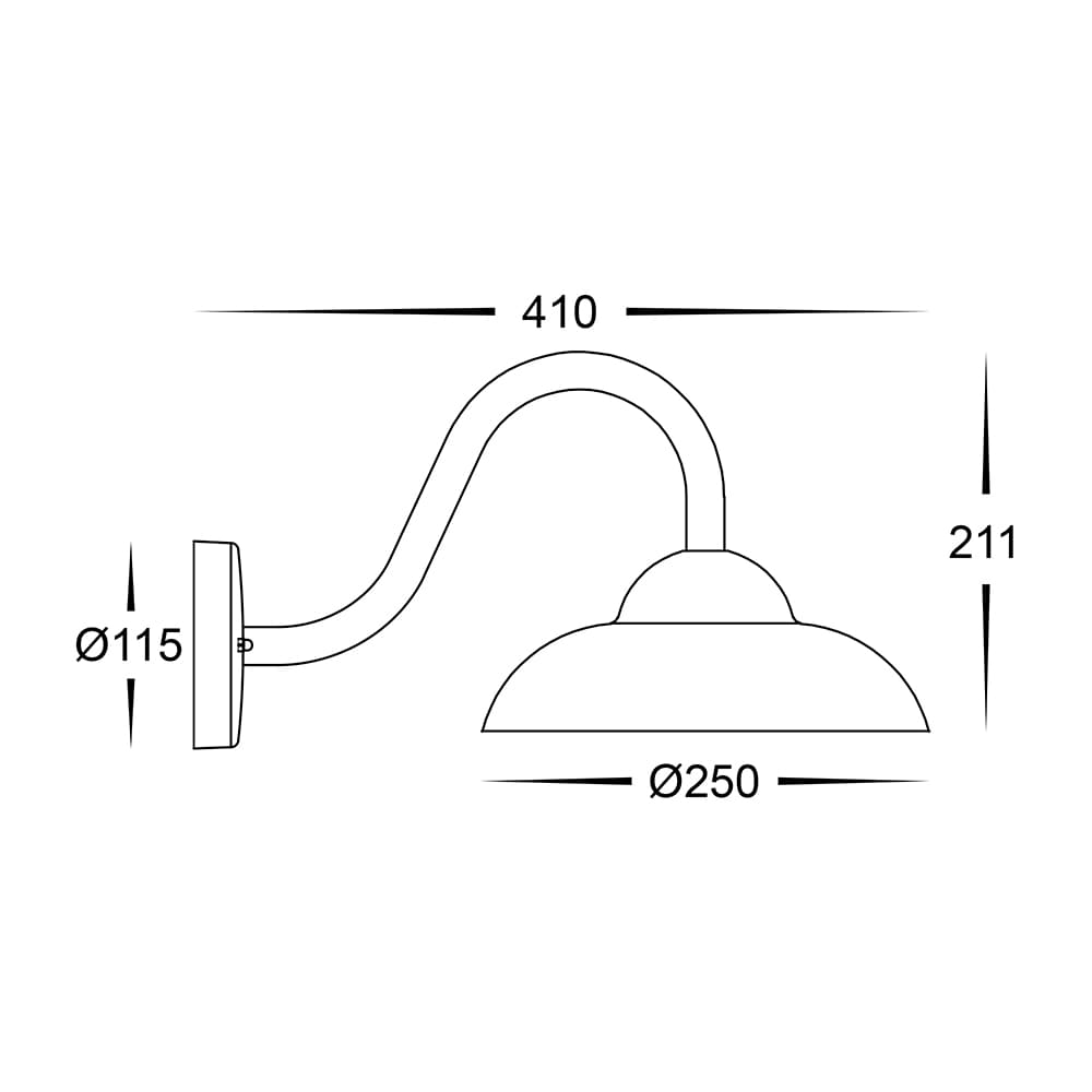 Exterior Wall Light Arkua Aluminium Wall Light