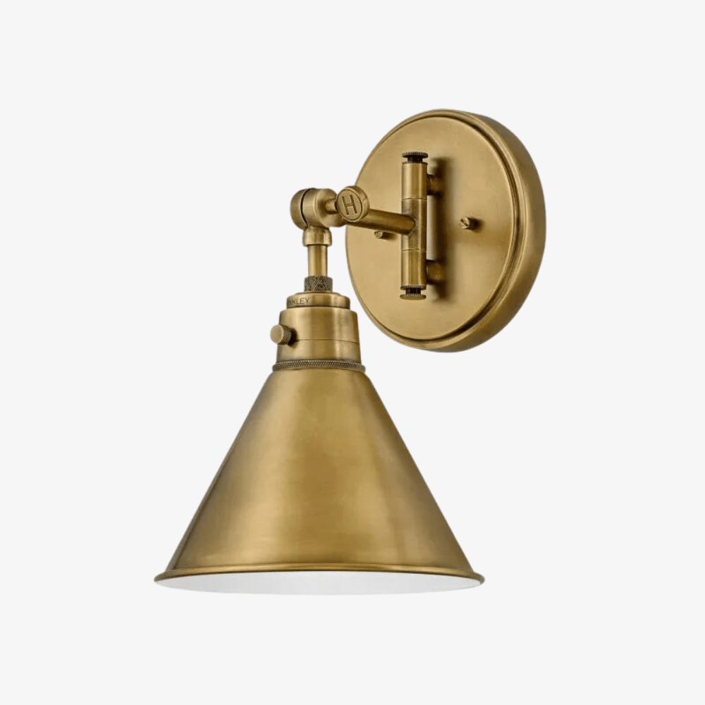 Wall lamp brass small