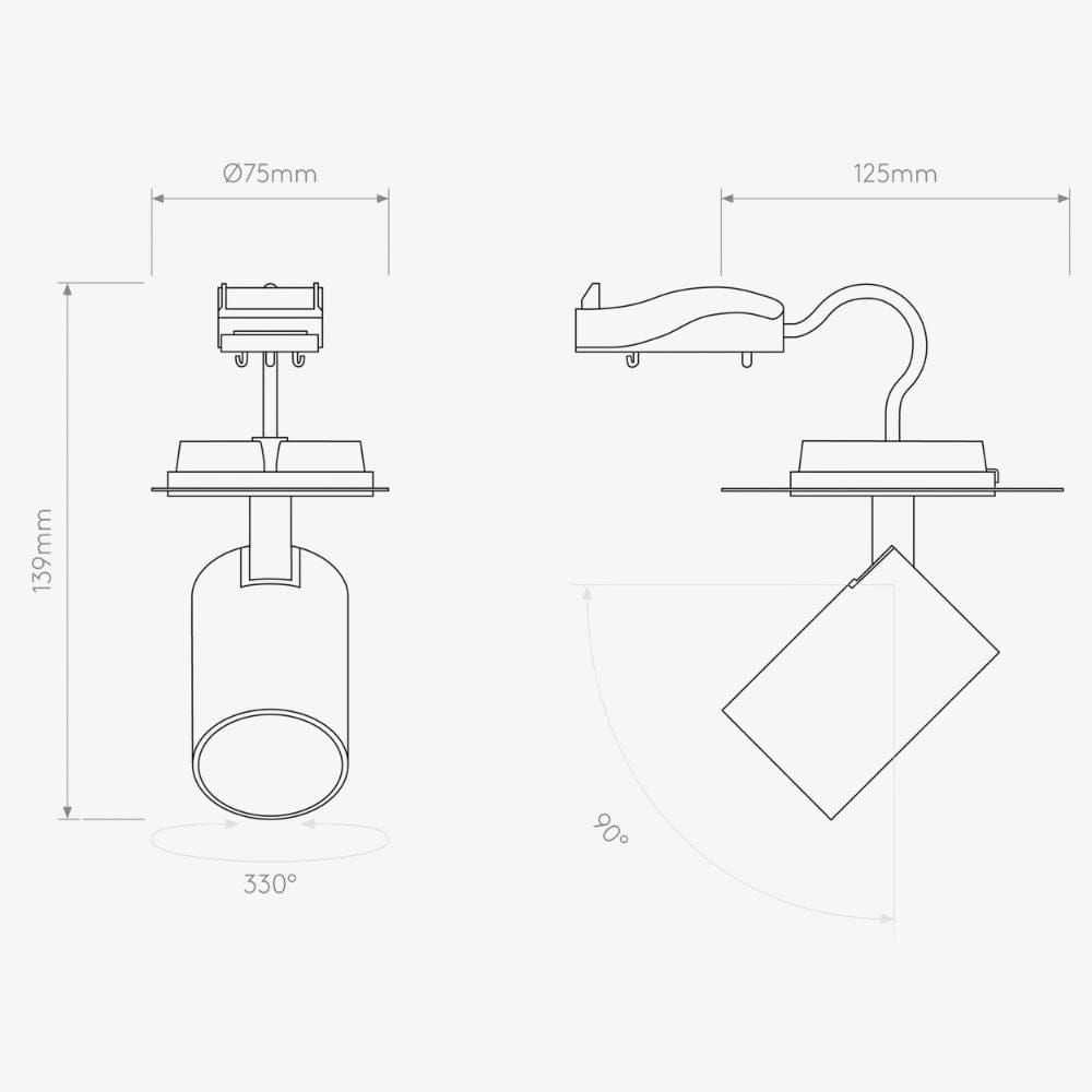 Interior Flush & Semi Flush Ascoli Flush Fire-Rated Spotlight