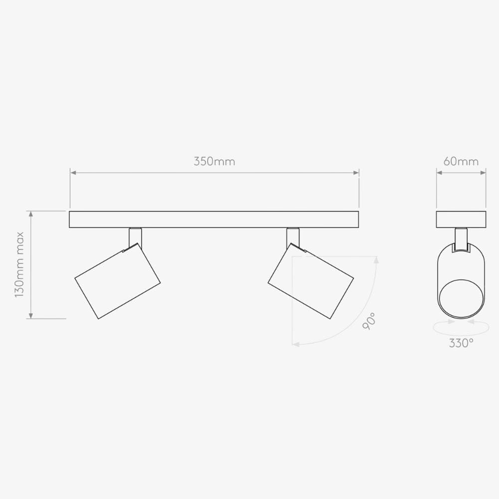 Bar & Spot Ascoli Twin Spotlight