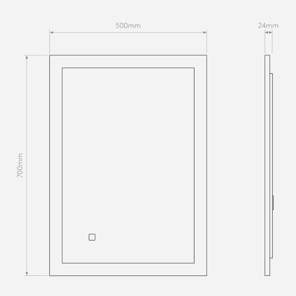 Interior Wall Light / Sconce Ascot 700 Mirror Light