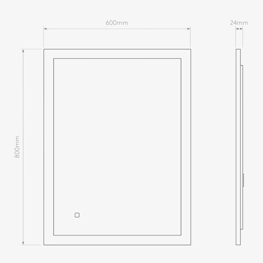 Interior Wall Light / Sconce Ascot 800 Mirror Light