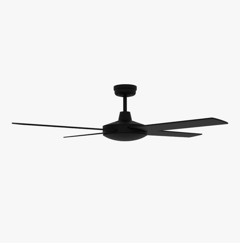 Without Light Ascot Ceiling Fan Black