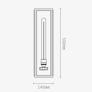 Exterior Wall Light Ash Wall Lantern