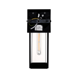 Exterior Wall Light Ashton Galvanised Iron Black Wall Light