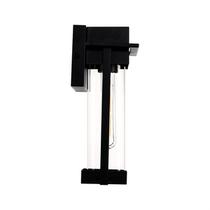 Exterior Wall Light Ashton Galvanised Iron Black Wall Light