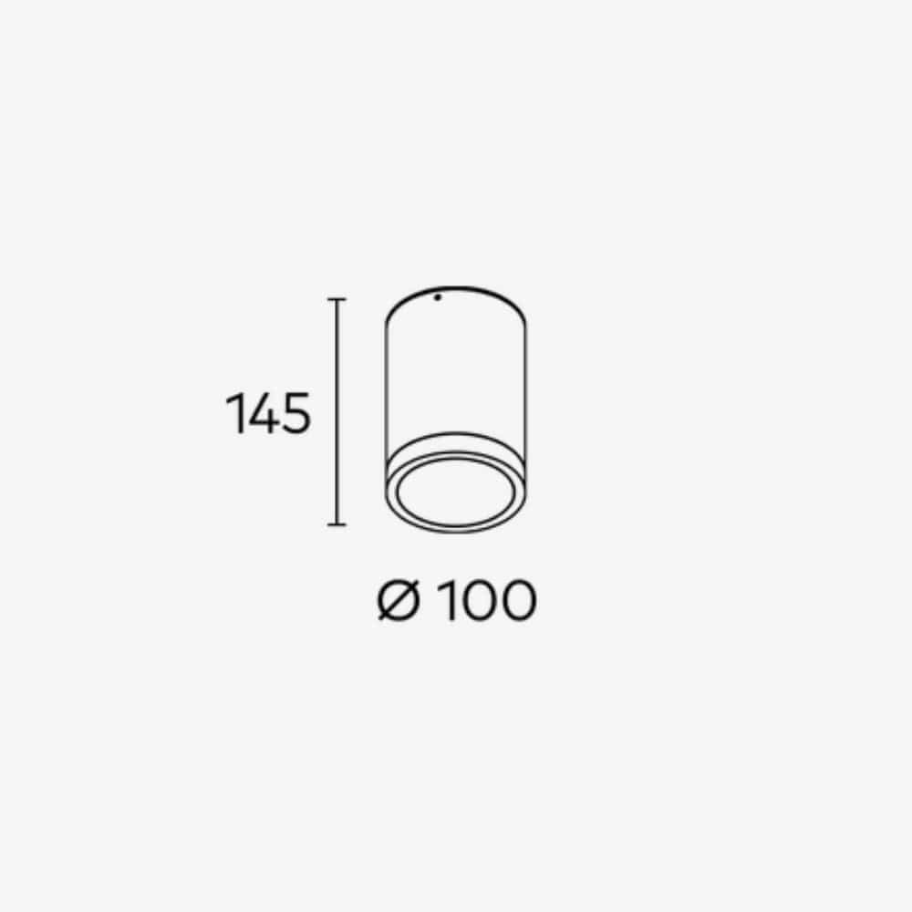 Exterior Wall Light Athena G2 Surface Mounted Downlight