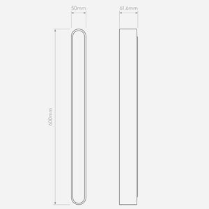 Interior Wall Light / Sconce Atticus 600 3000K Wall Light