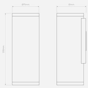 Exterior Wall Light Ava 200 Coastal Wall Light