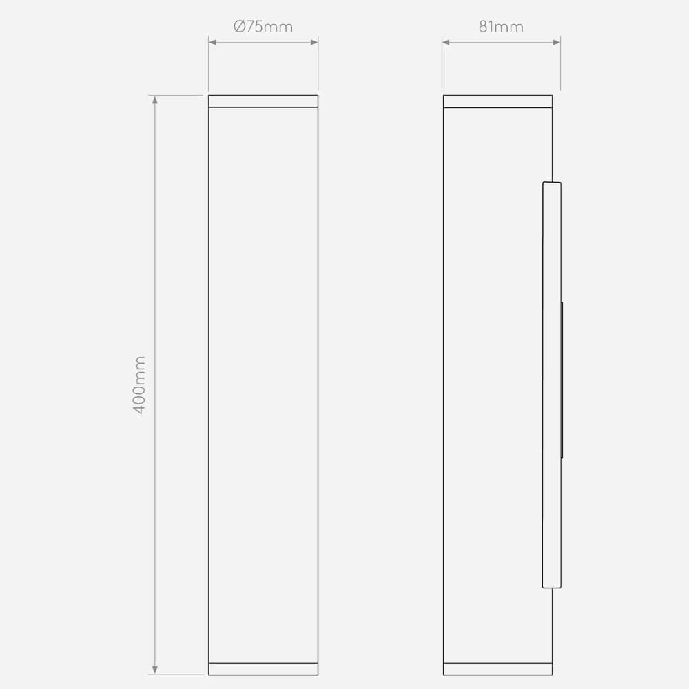 Exterior Wall Light Ava 400 Wall Light