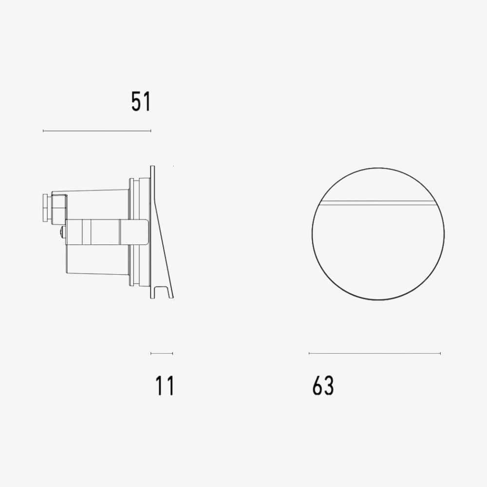 Interior Step Light Avenir 060 Step Light Type 1