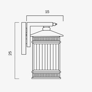 Exterior Wall Light Avera 15 Exterior Wall Light