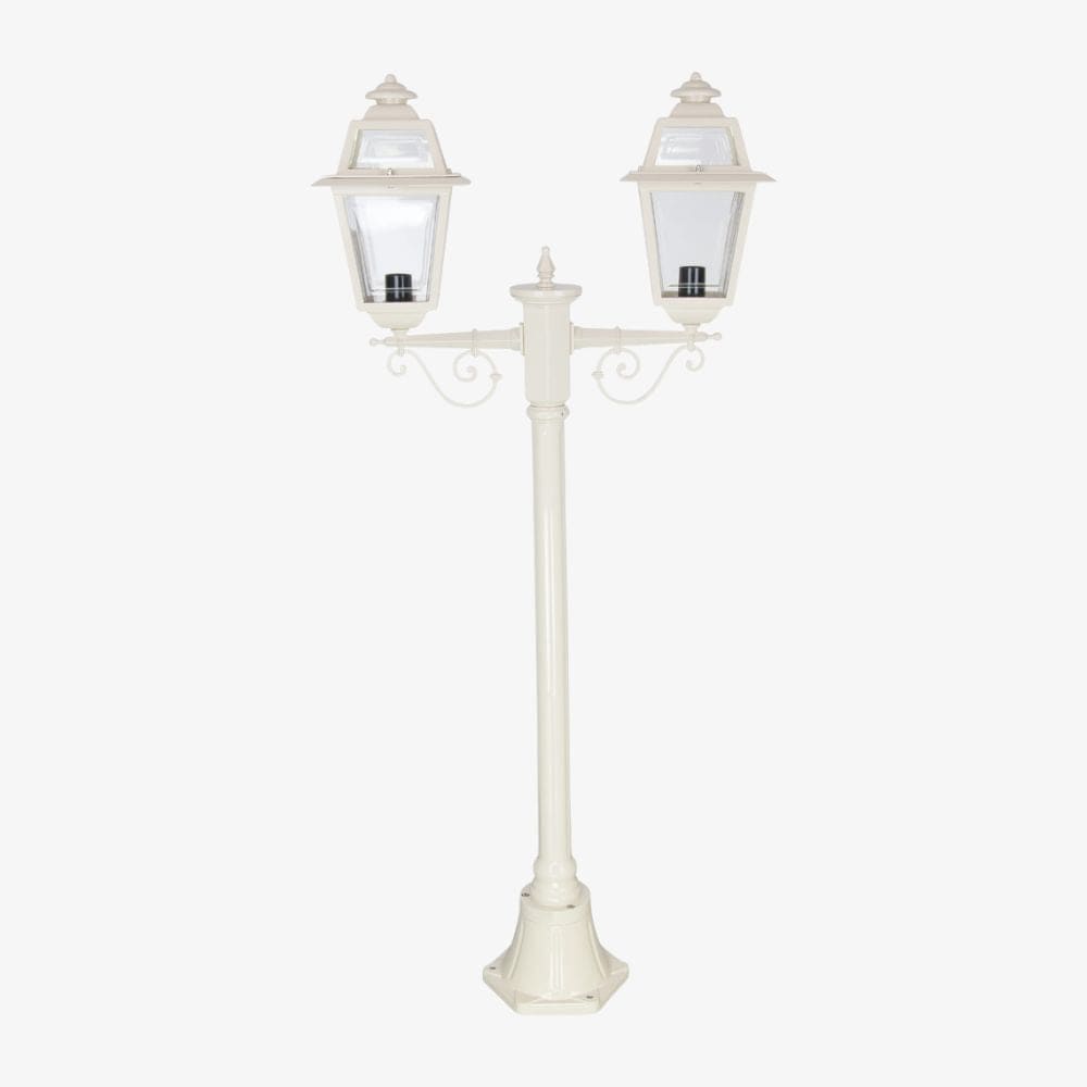 Post Lights Avignon Twin Head Short Post Light