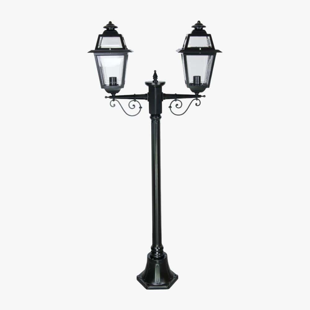 Post Lights Avignon Twin Head Short Post Light