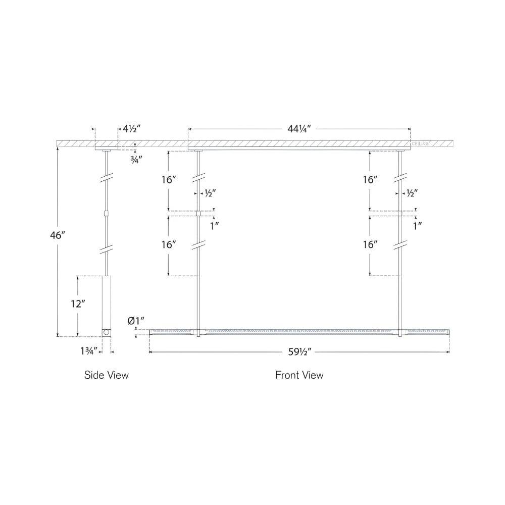 Linear Pendant Axis Large Linear Pendant