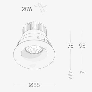 Recessed B135 Down Light
