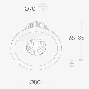 Recessed B157 Down Light