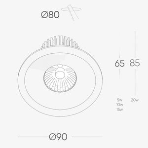 Recessed B158 Down Light