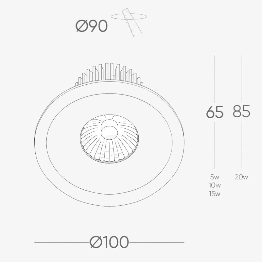 Recessed B159 Down Light