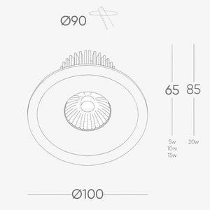 Recessed B159 Down Light