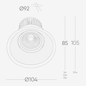 Recessed B235 Down Light