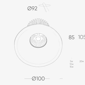 Recessed B235IP Down Light