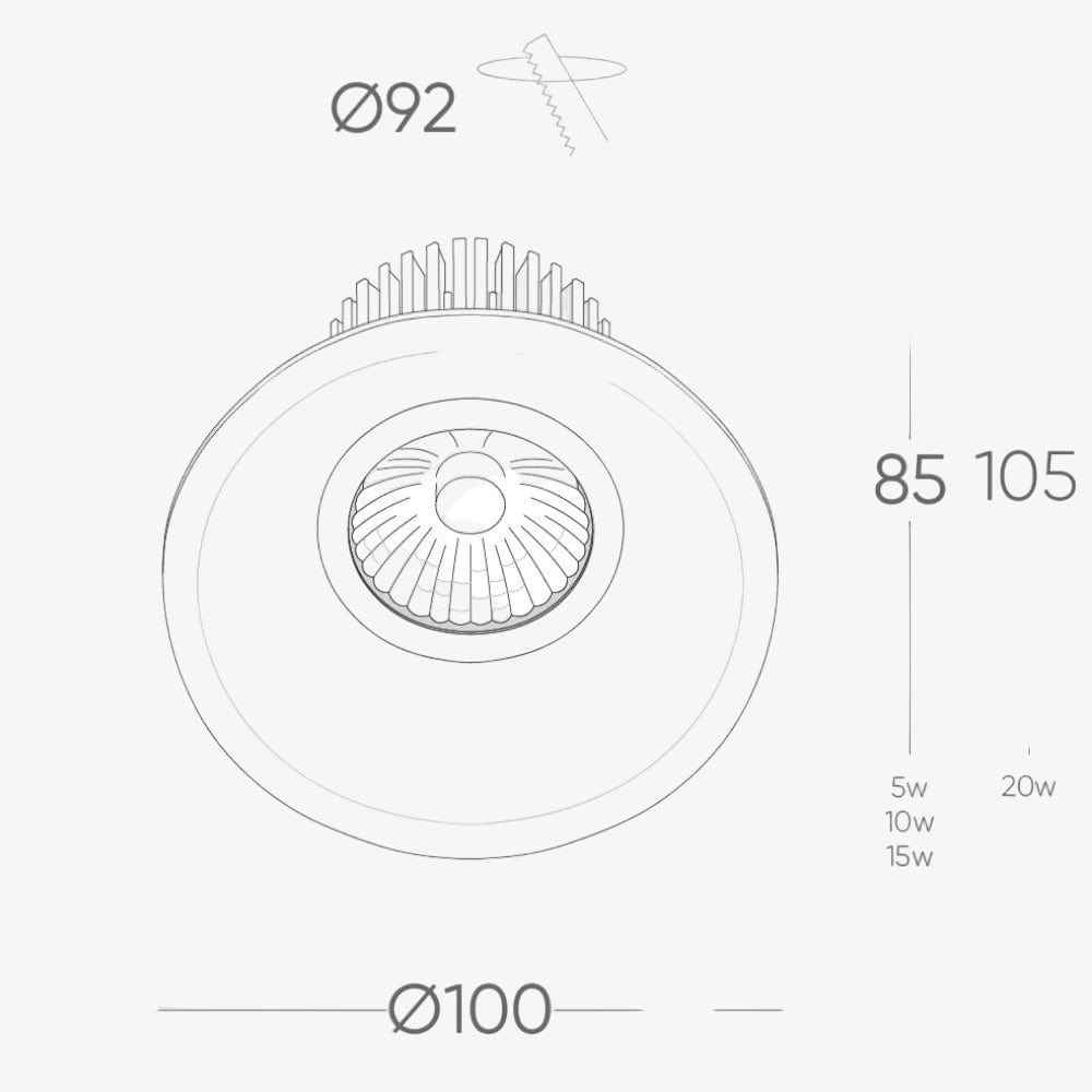 Recessed B236 Down Light