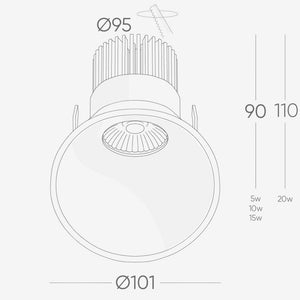 Recessed B240 Down Light