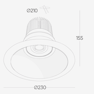 Recessed B504 Down Light