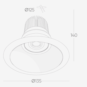 Recessed B528 Down Light