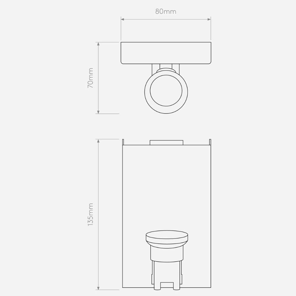 Interior Wall Light / Sconce Backplate 3