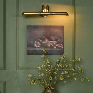 Picture Lights Bankers Wall Light Antique Brass