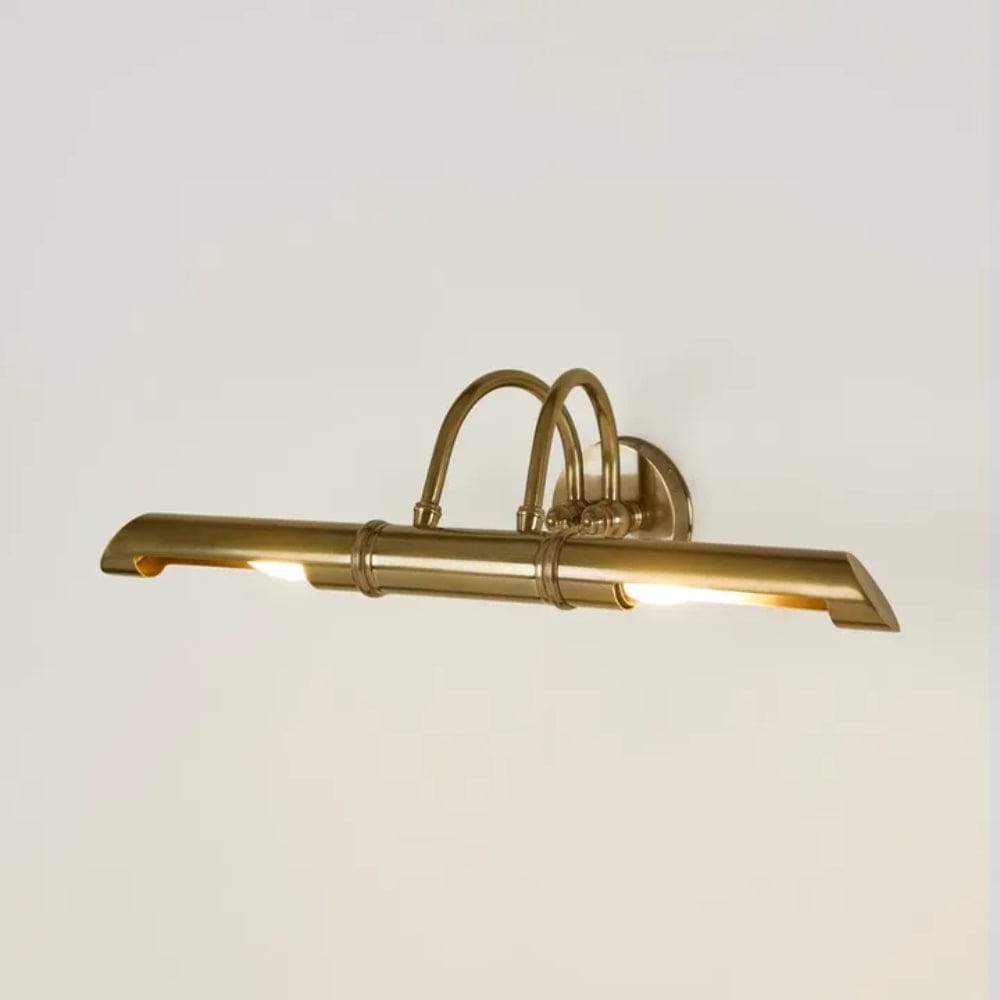 Picture Lights Bankers Wall Light Antique Brass