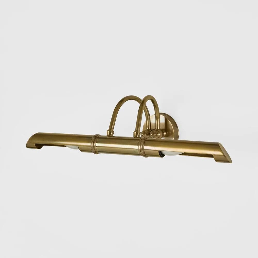 Picture Lights Bankers Wall Light Antique Brass