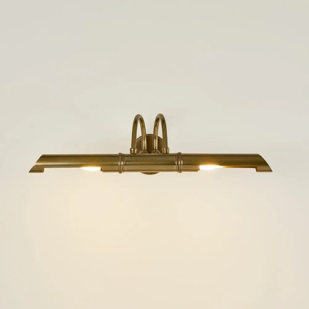 Picture Lights Bankers Wall Light Antique Brass