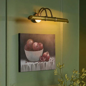 Picture Lights Bankers Wall Light Antique Brass