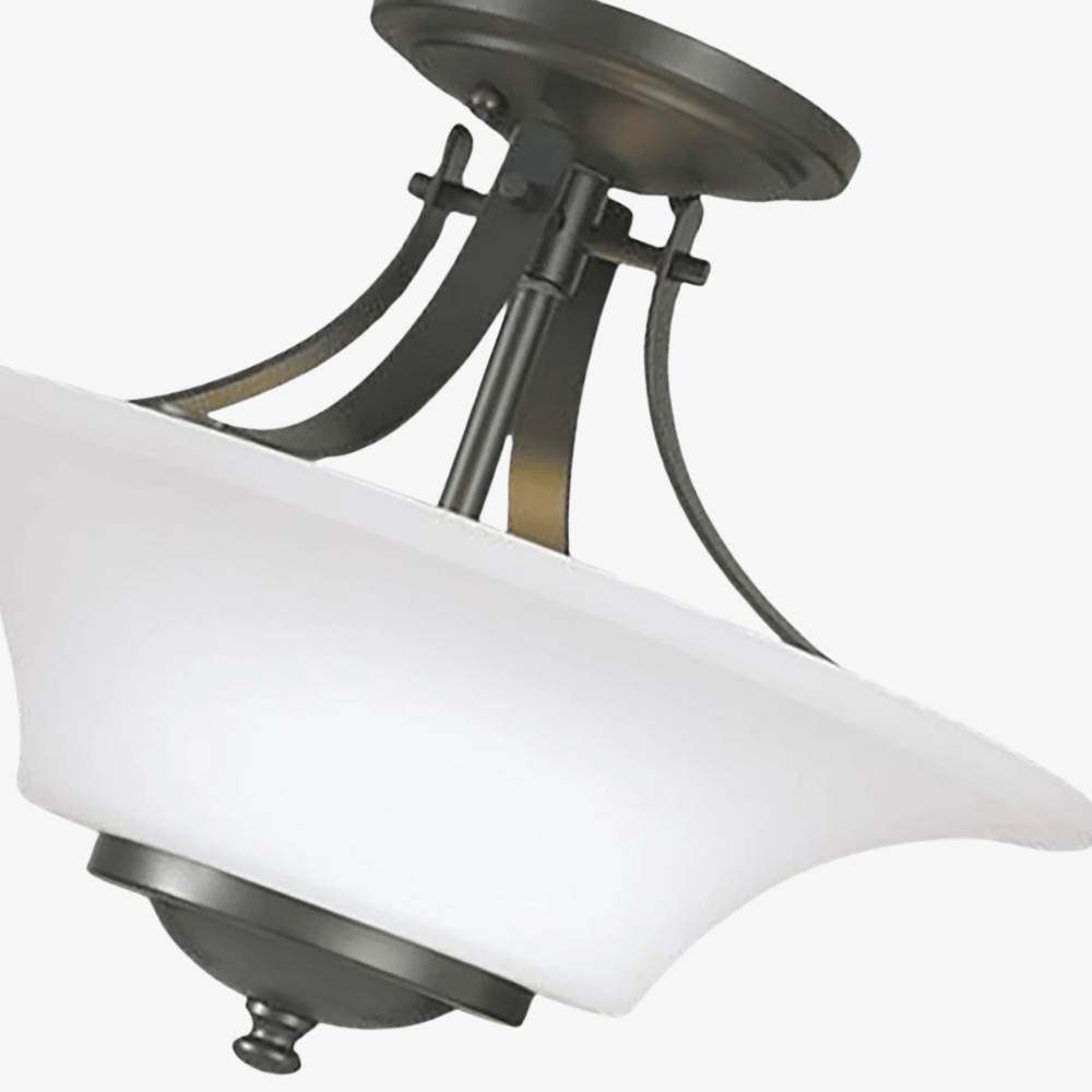 Interior Flush & Semi Flush Barrington 2 Lights Semi-Flush Mount - Large - CLEARANCE