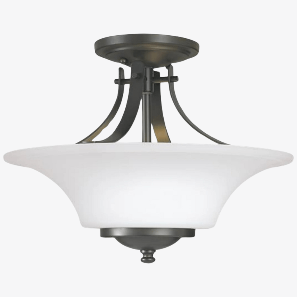 Interior Flush & Semi Flush Barrington 2 Lights Semi-Flush Mount - Large - CLEARANCE