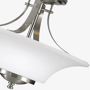 Interior Flush & Semi Flush Barrington 2 Lights Semi-Flush Mount - Large - CLEARANCE