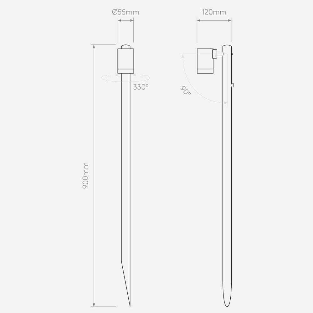 Flood & Spot Bayville Spike Spot 900